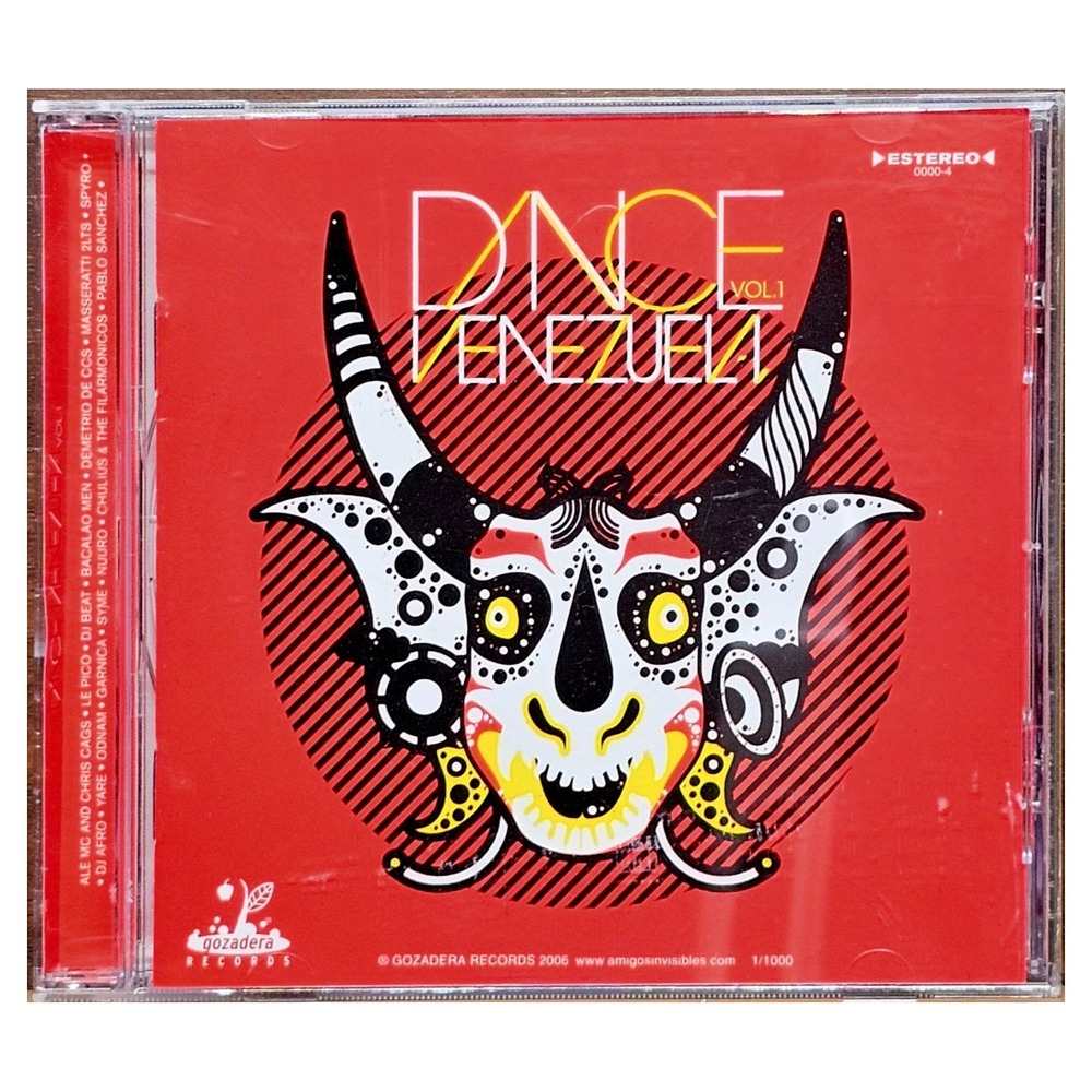 Gozadera Records 689076330343 CD Dance Venezuela Vol 1 Latin House DJ Afro EUC